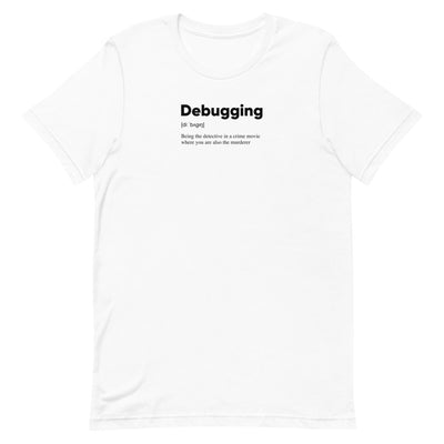 Debugging - Tshirt - weiss