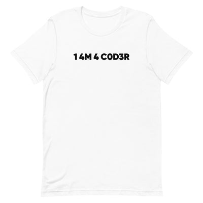 I am a coder - Tshirt - weiss