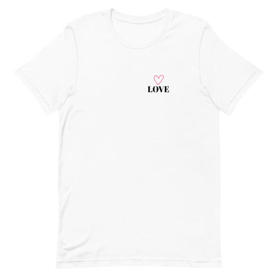 Love Heart - Tshirt - weiss