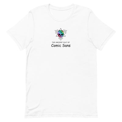 the ancient cult of comic sans - Tshirt - weiss